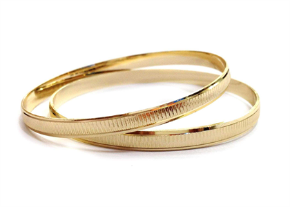 Gold Plated | Diamond Cut Bangles